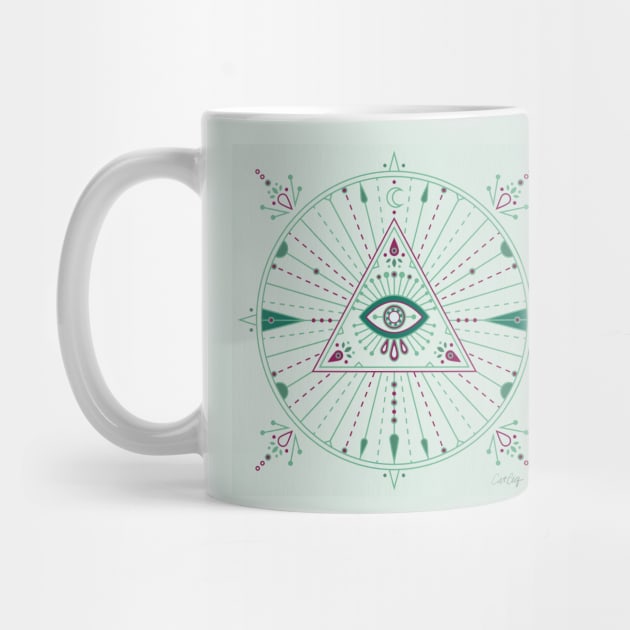 Evil Eye Mandala by CatCoq